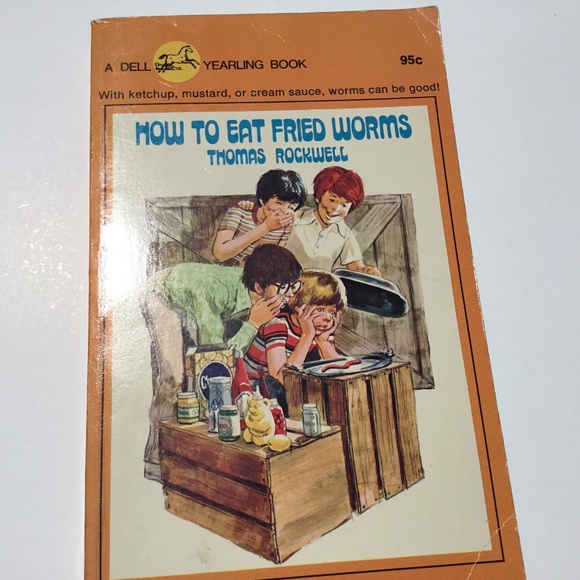 How to Eat Fried Worms Book Rockwell 1975 2nd - Picture 1 of 5